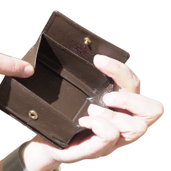 Auth Louis Vuitton Wallet Epi Leather Red Bifold Large Snap Button Refurbished - Picture 4 of 8